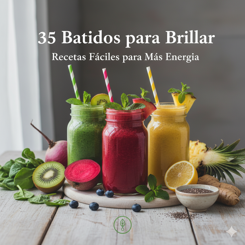 35 Batidos para Brillar: Recetas Fáciles para Más Energía