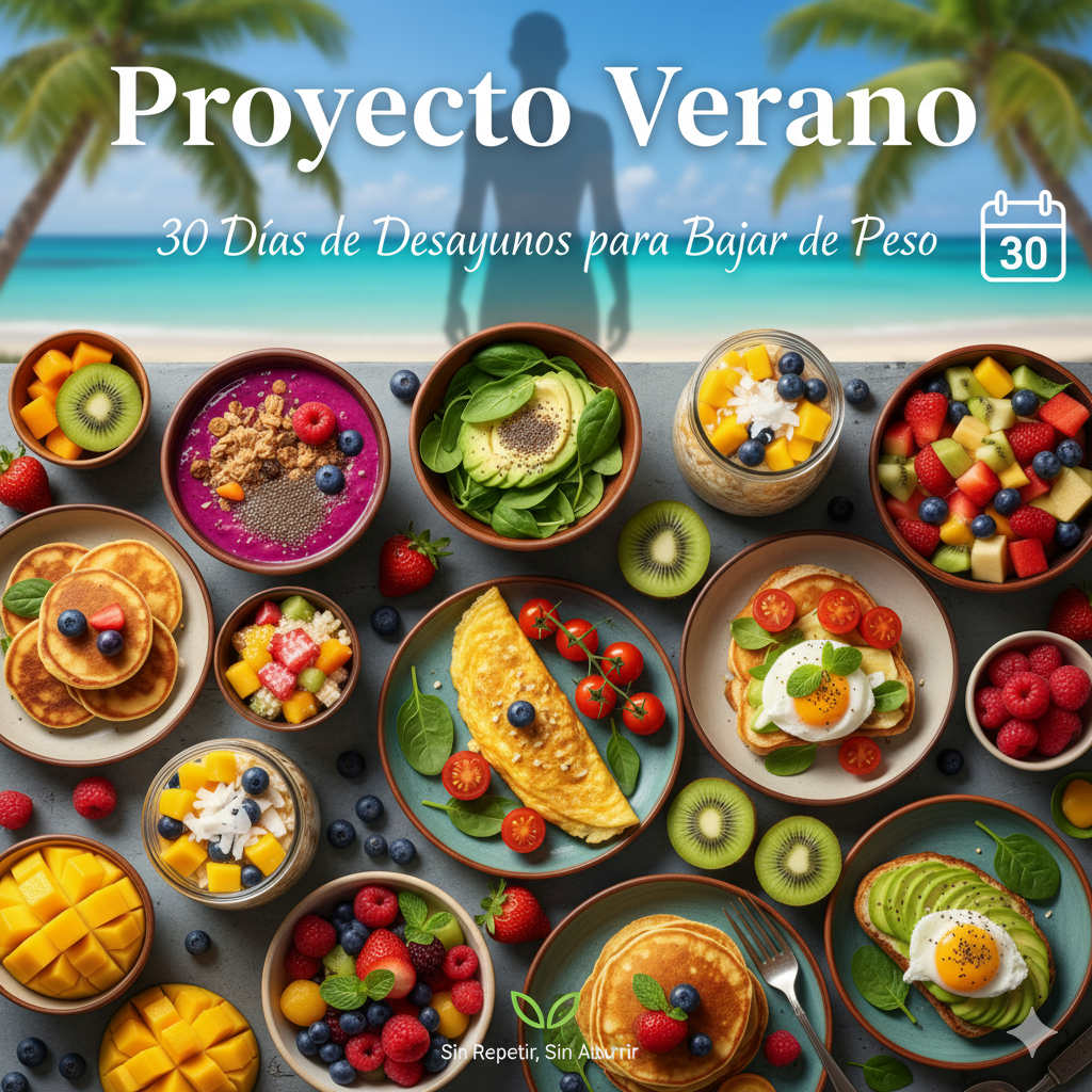 Proyecto Verano: 30 Días de Desayunos para Bajar de Peso.